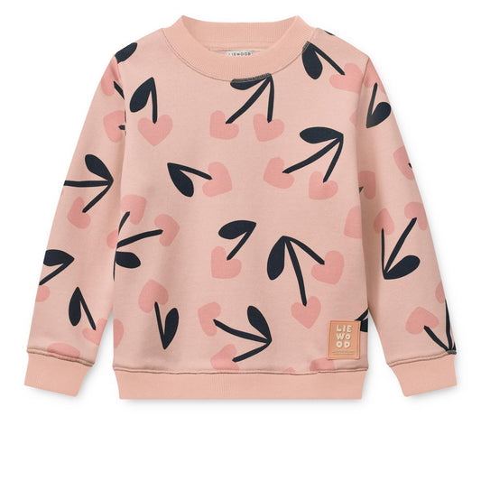 DIMM: Liewood Ridley jogging peysa · Mega Cherry heart / Rosey