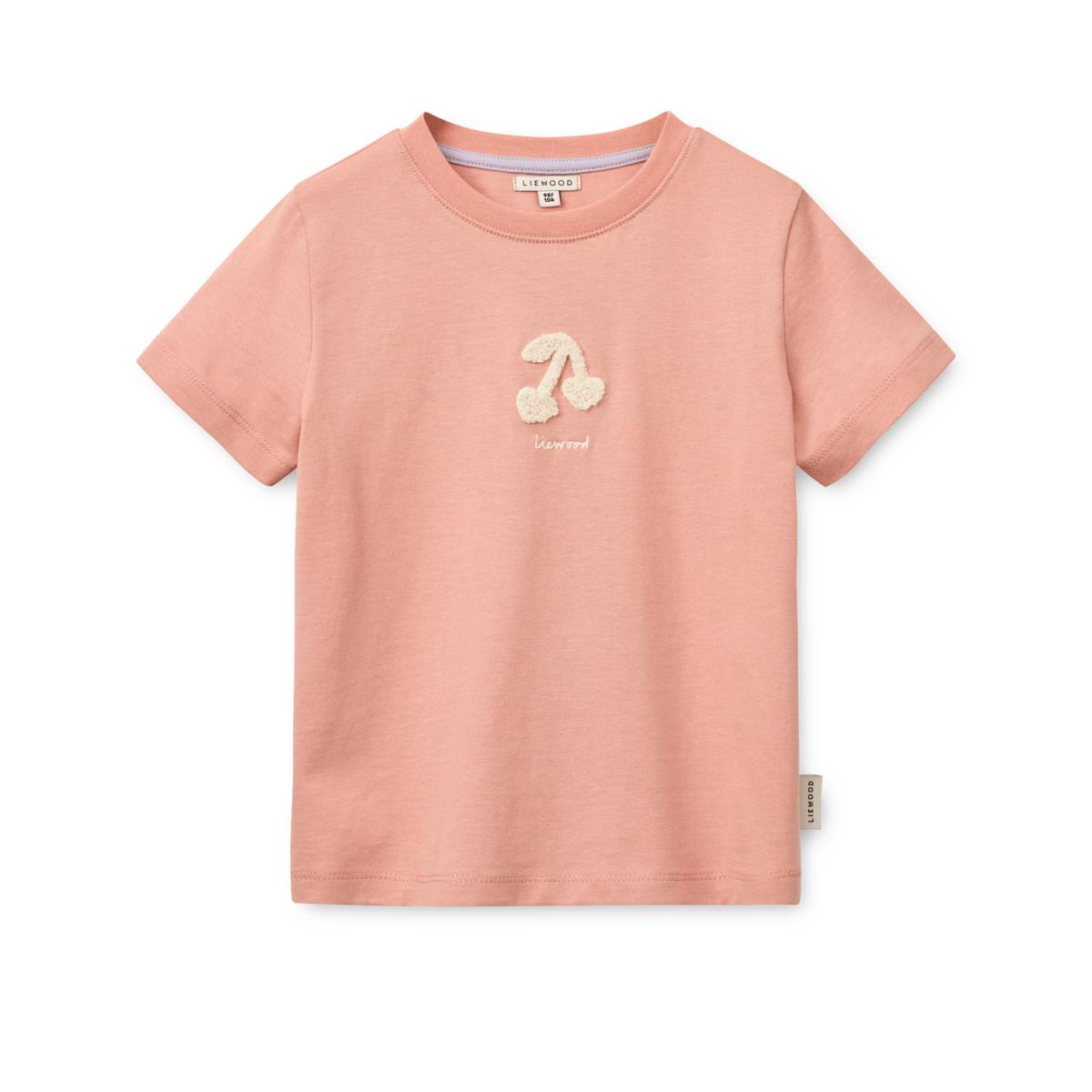 DIMM: Liewood Francis stuttermabolur · Cherry heart / Rose blush