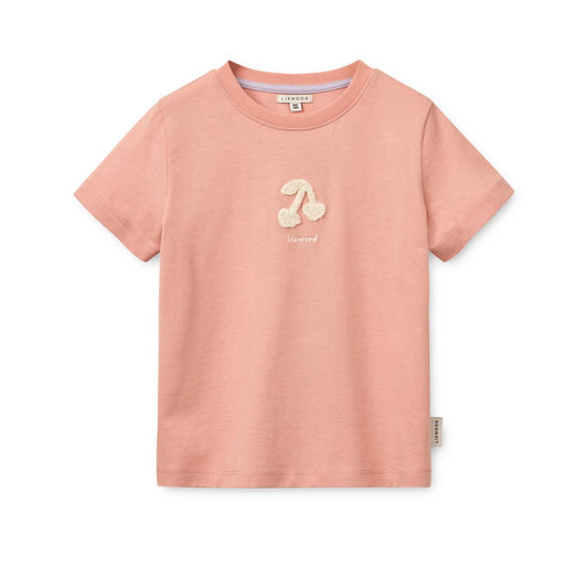 DIMM: Liewood Francis stuttermabolur · Cherry heart / Rose blush