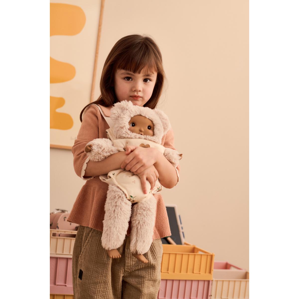 DIMM: Liewood Eleanor dúkku burðarpoki · Mini Me Peach / Sea shell