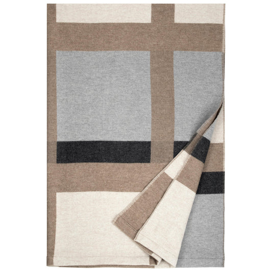 DIMM: Ruusa Merino ullarteppi · Grey/Beige/Black