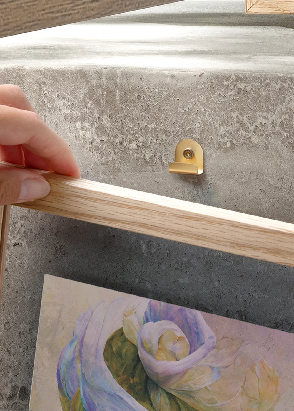 DIMM: Linia gegnsær rammi · Eik