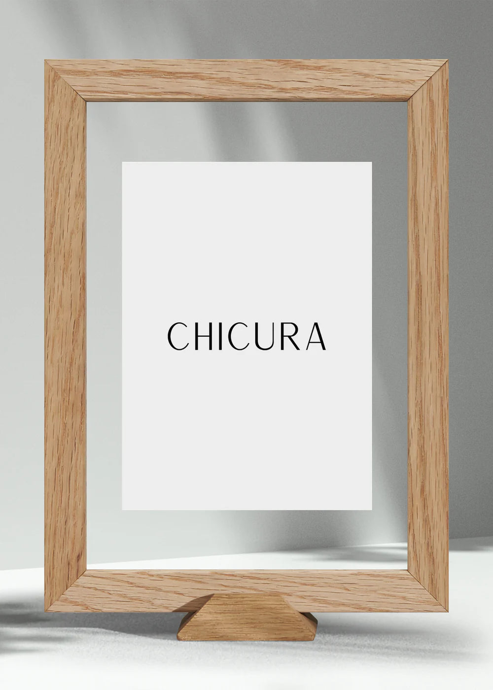 DIMM: Linia gegnsær rammi · Eik