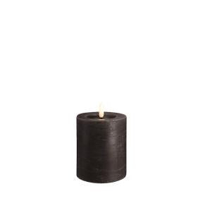 DIMM: Led kubbakerti Rock melted · Charcoal · 7,4cm breidd