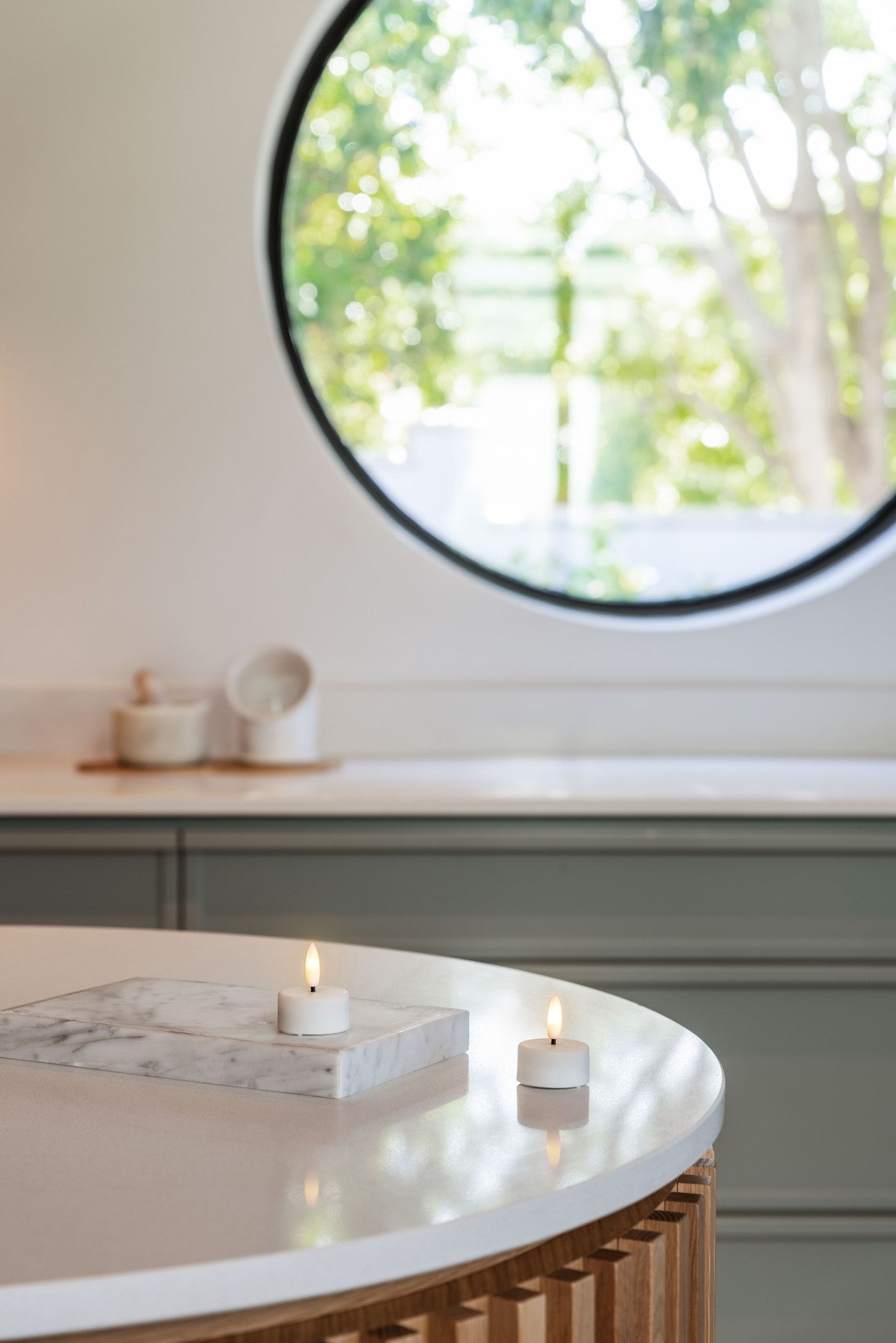 DIMM: Led sprittkerti · 2 stk · white