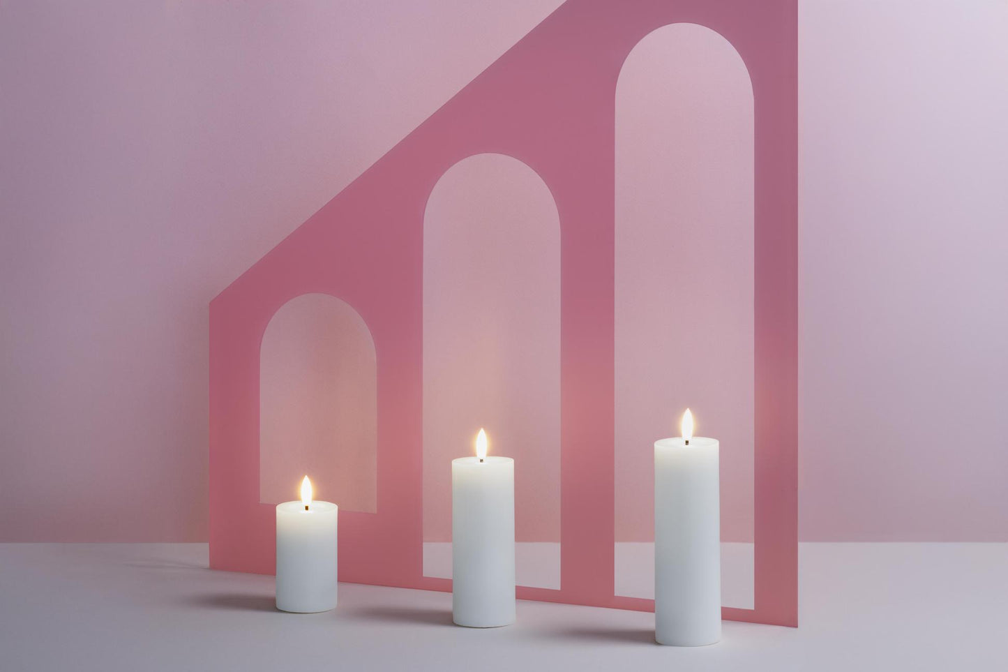 DIMM: Led kubbakerti Silk melted · white · 4,9 cm breidd