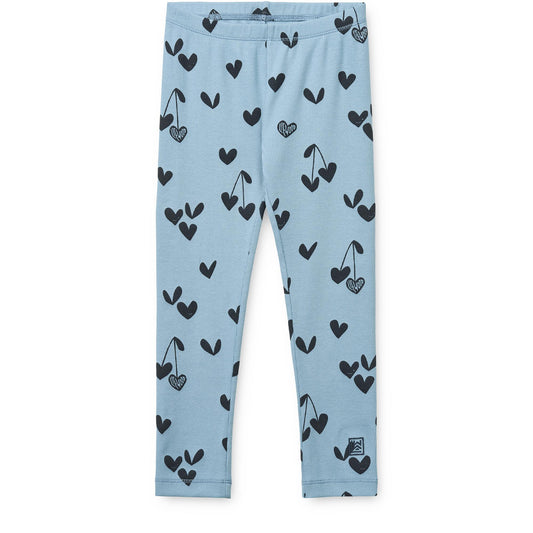 DIMM: Liewood Marien rib leggings · Sweethearts / Beach blue