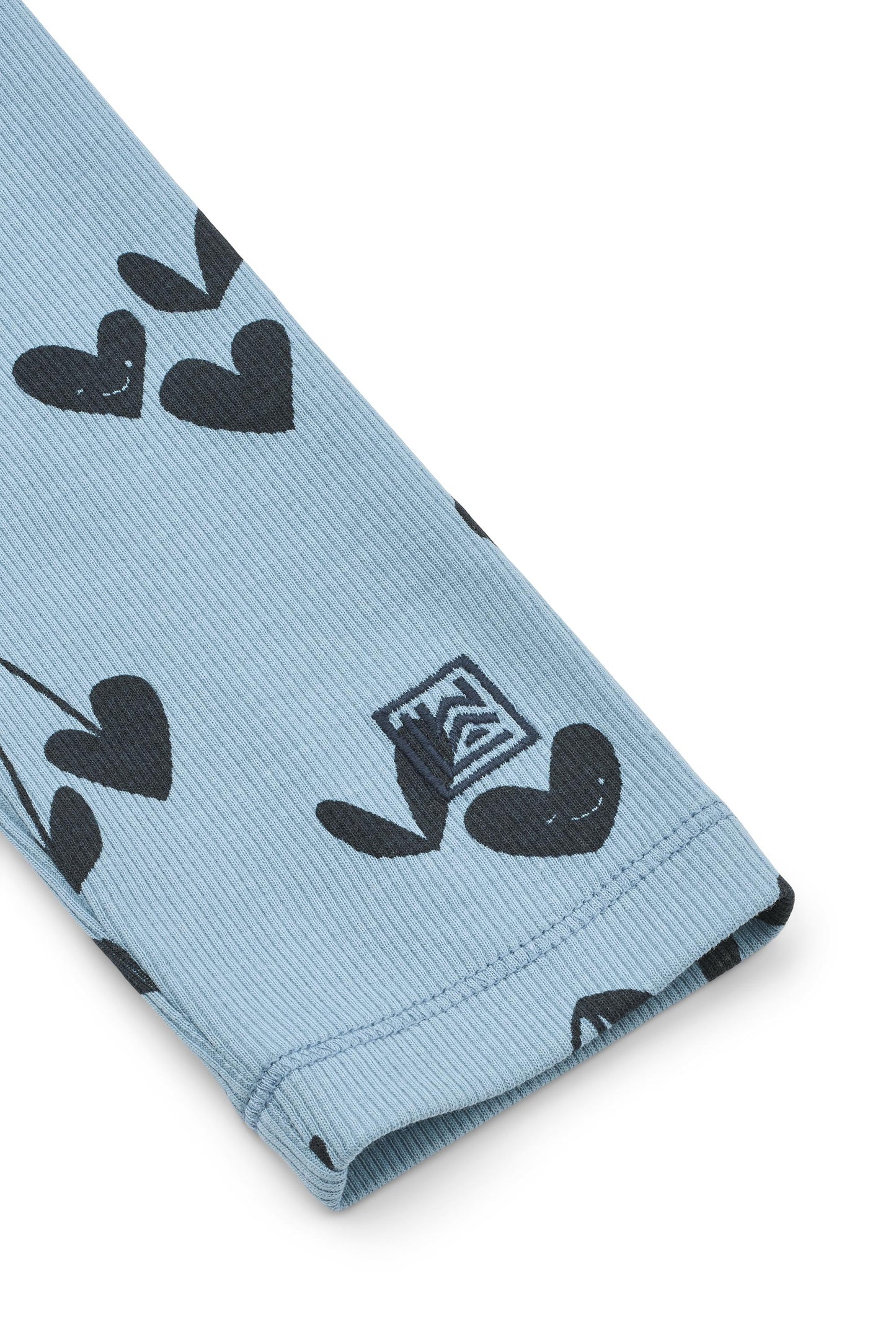 Liewood Marien rib leggings · Sweethearts / Beach blue