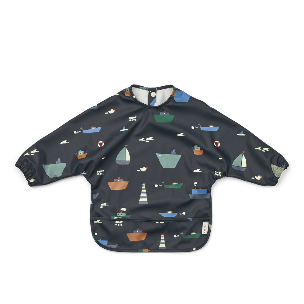 Liewood Merle smekkur með ermum · Sailing / Classic Navy