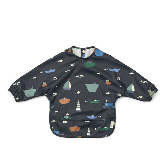 Liewood Merle smekkur með ermum · Sailing / Classic Navy
