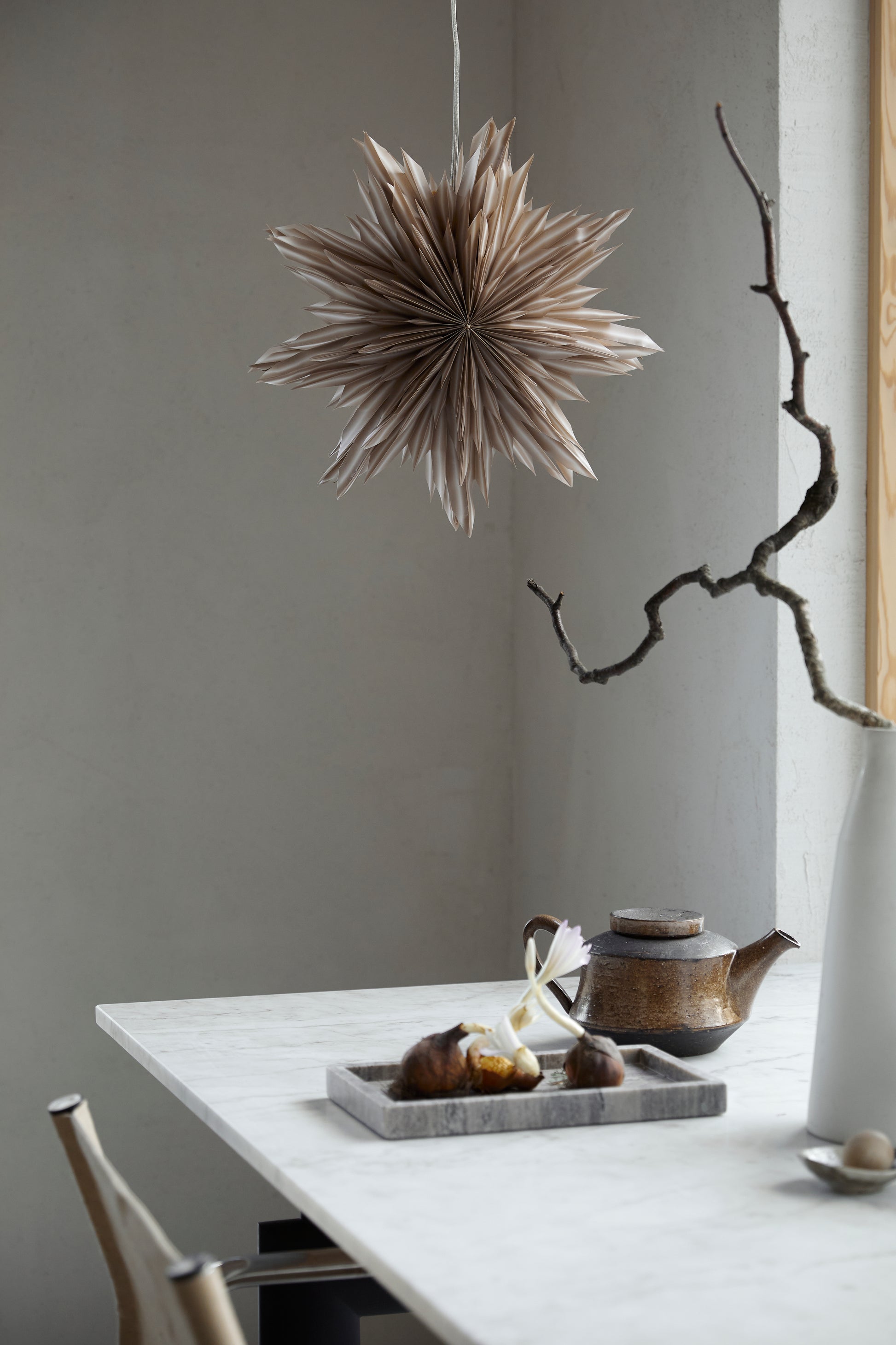 DIMM: Jólastjarna · Helena · 44cm · Beige