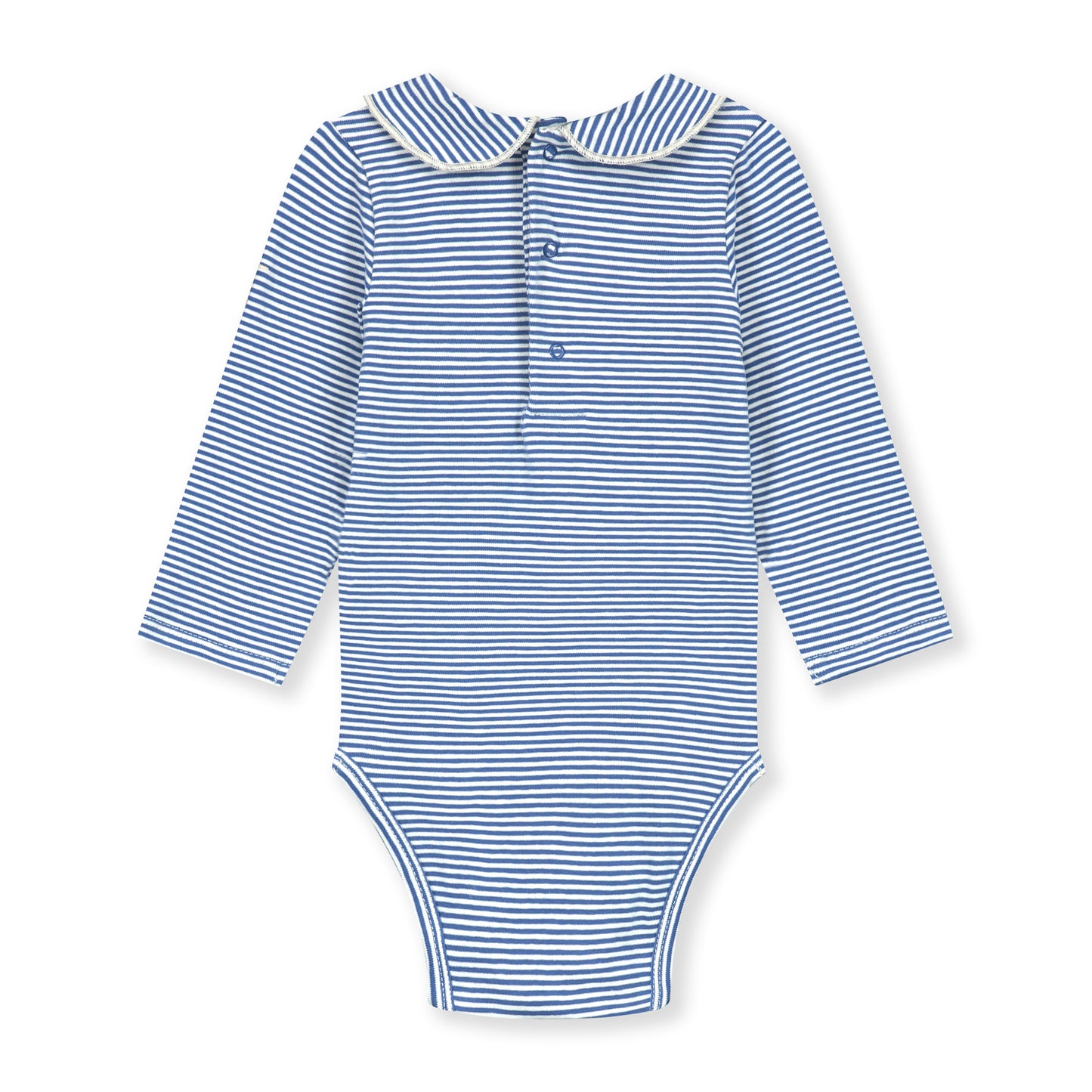 DIMM: Gray Label samfella með kraga · Blue Moon/Cream stripe