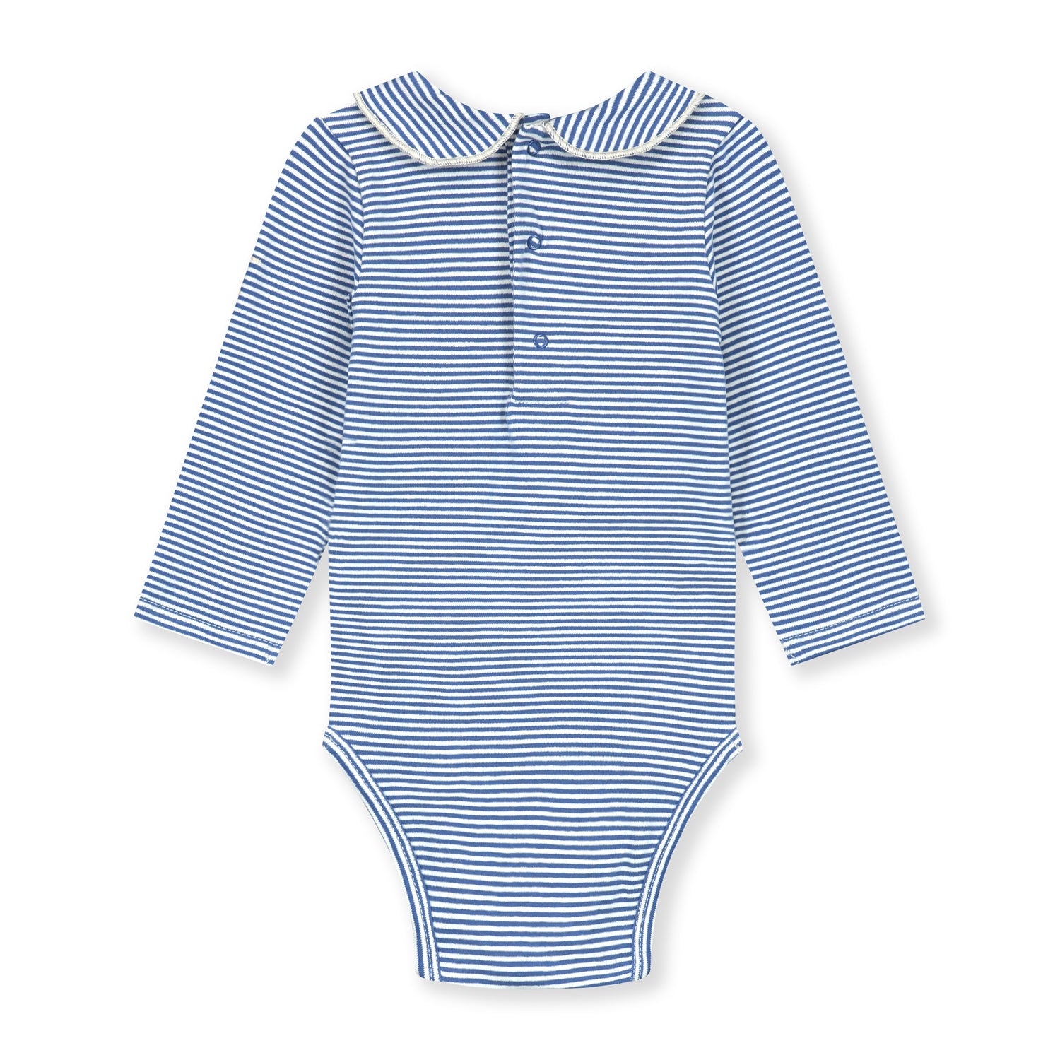 DIMM: Gray Label samfella með kraga · Blue Moon/Cream stripe