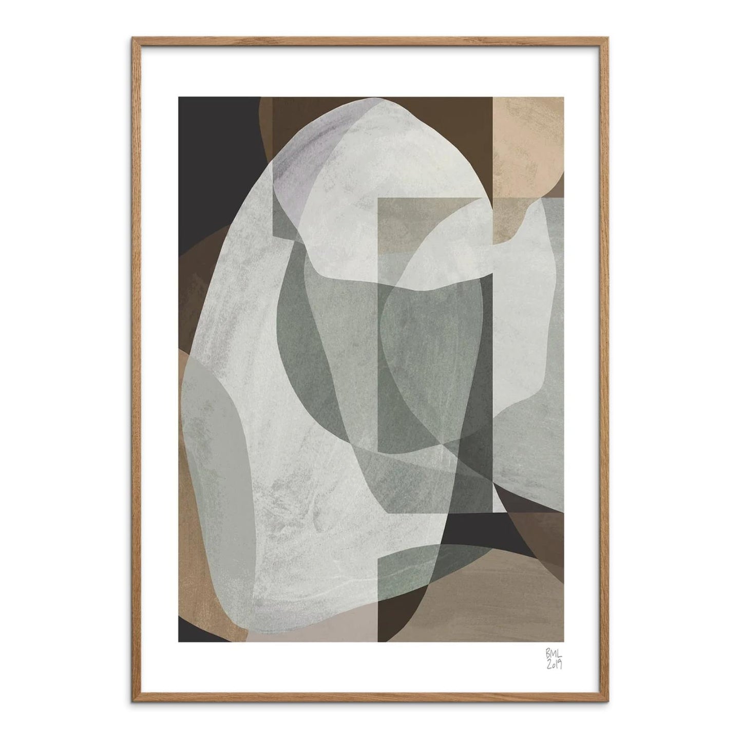 DIMM: Veggspjald · Berit Mogensen Lopez · Painted Layers no.2