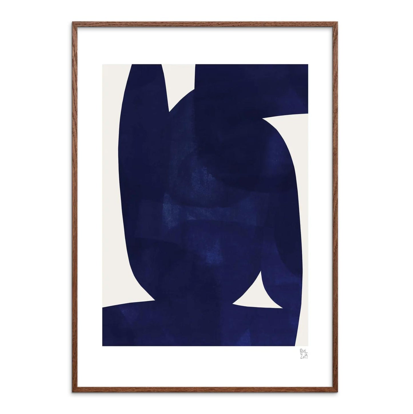 DIMM: Veggspjald · Berit Mogensen Lopez · Blue Shape