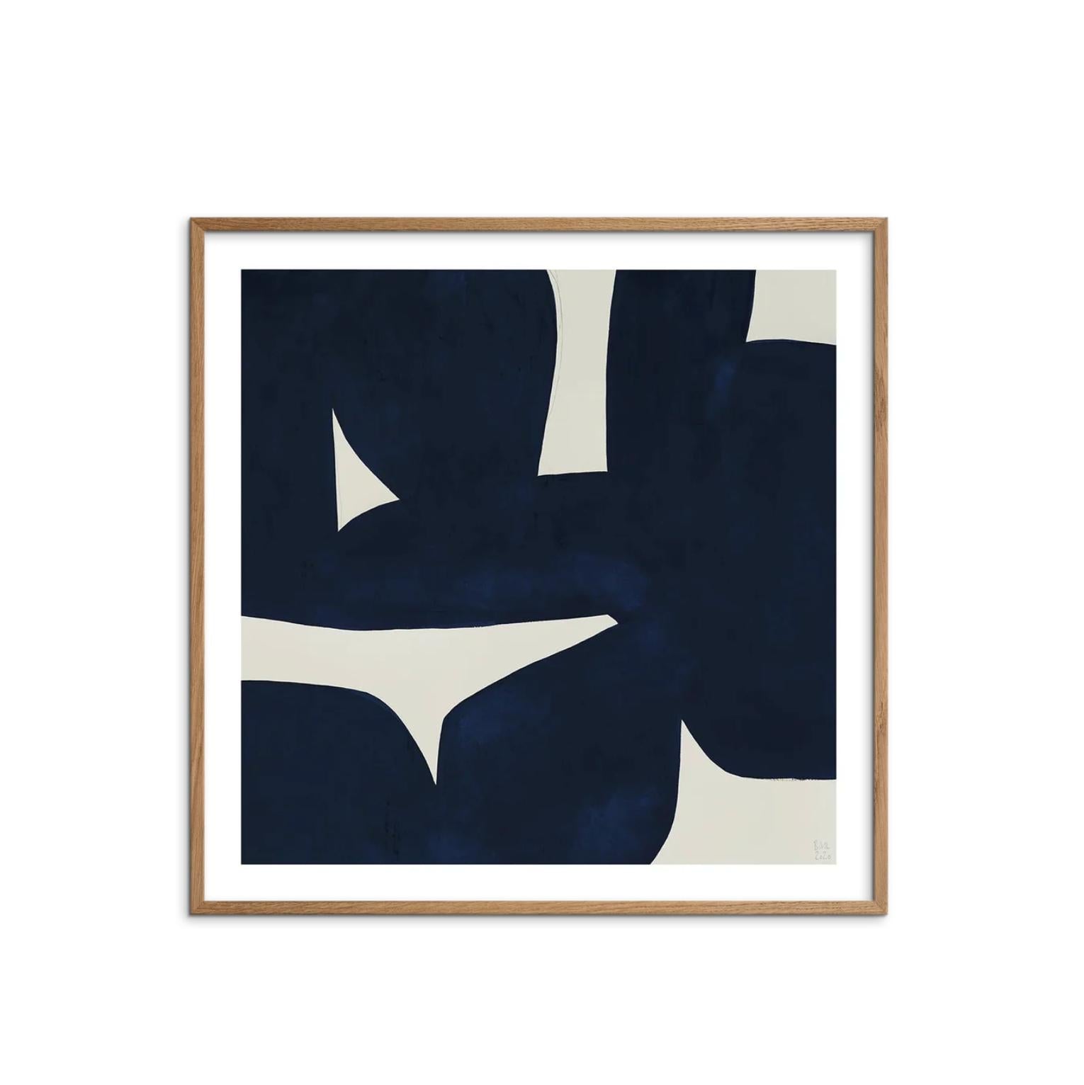 DIMM: Veggspjald · Berit Mogensen Lopez · Blue Composition 50x50cm