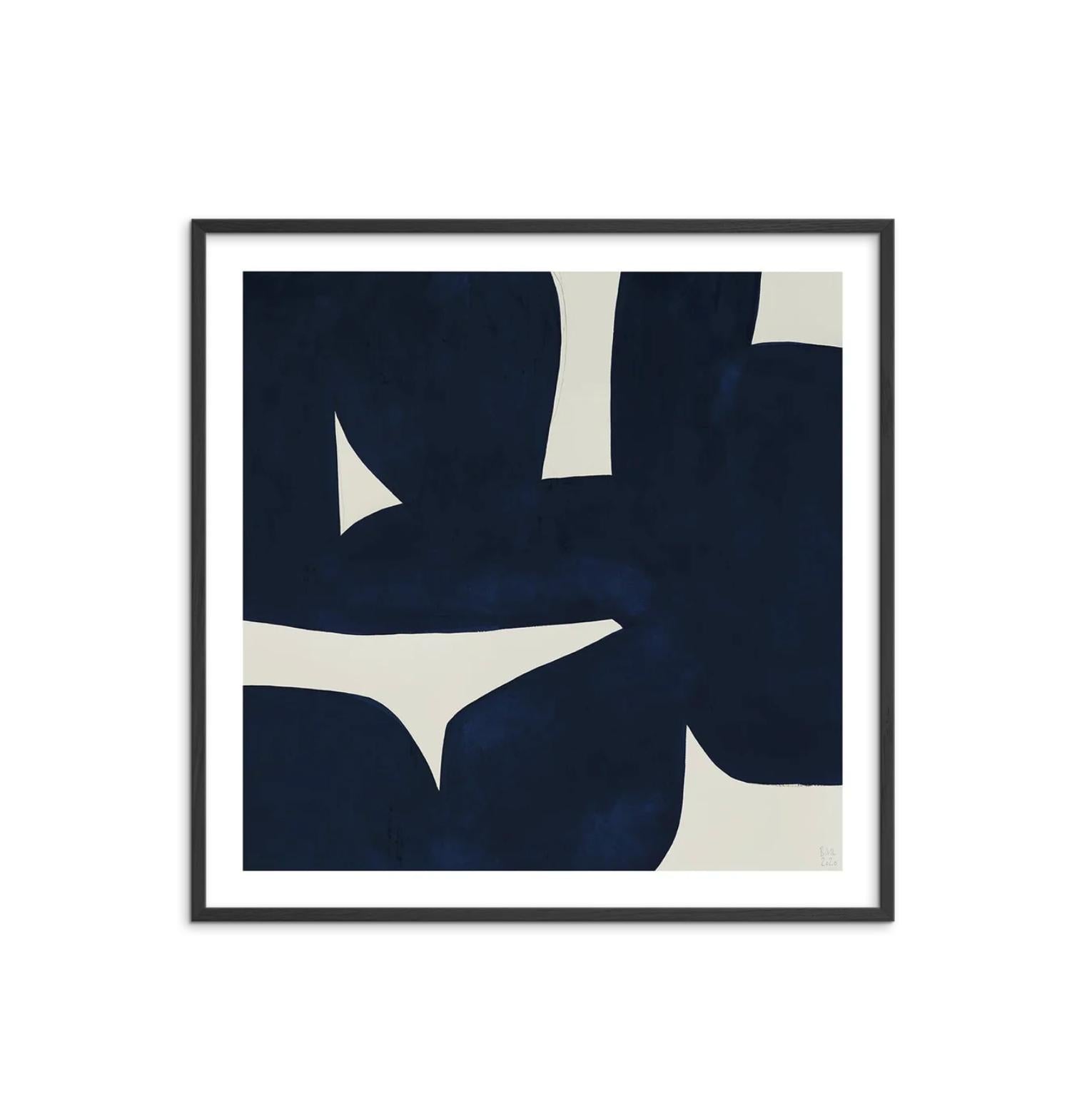 DIMM: Veggspjald · Berit Mogensen Lopez · Blue Composition 50x50cm