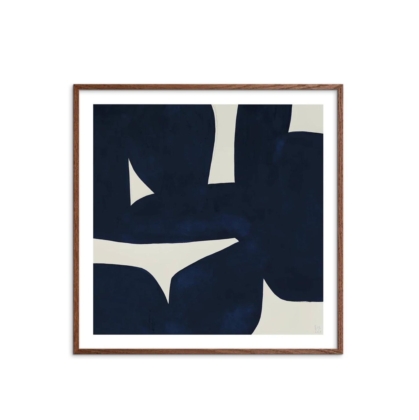 DIMM: Veggspjald · Berit Mogensen Lopez · Blue Composition 50x50cm