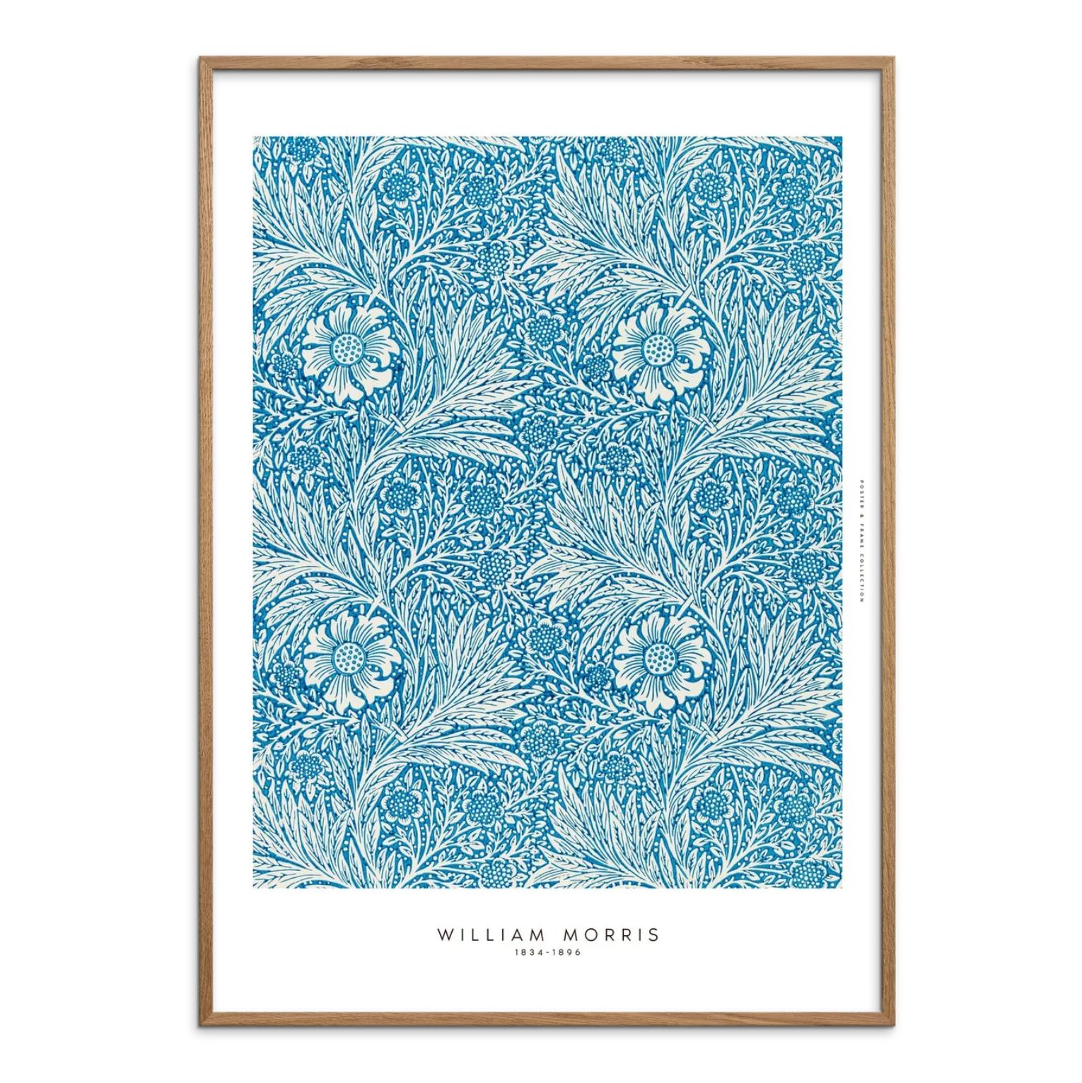 DIMM: Veggspjald · William Morris · Blues