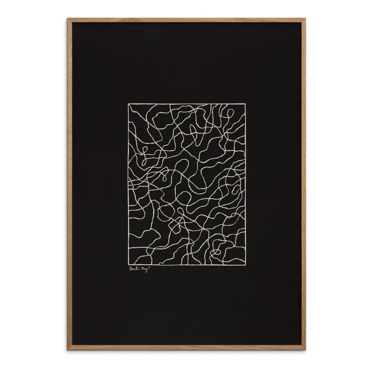 DIMM: Veggspjald · Little Detroit · Lines No 01