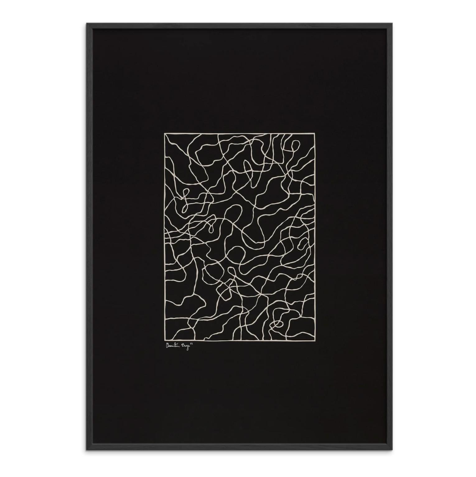 DIMM: Veggspjald · Little Detroit · Lines No 01