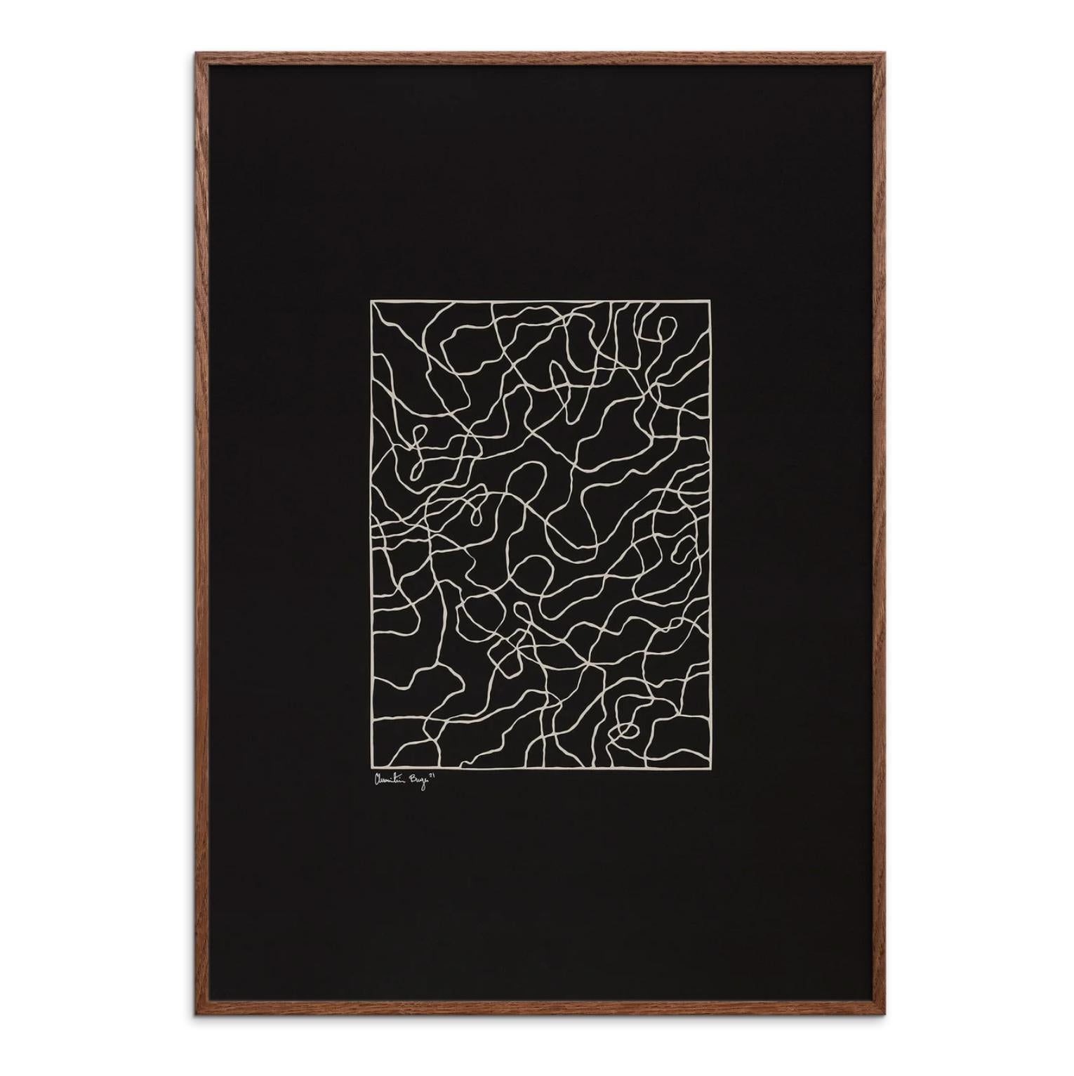 DIMM: Veggspjald · Little Detroit · Lines No 01