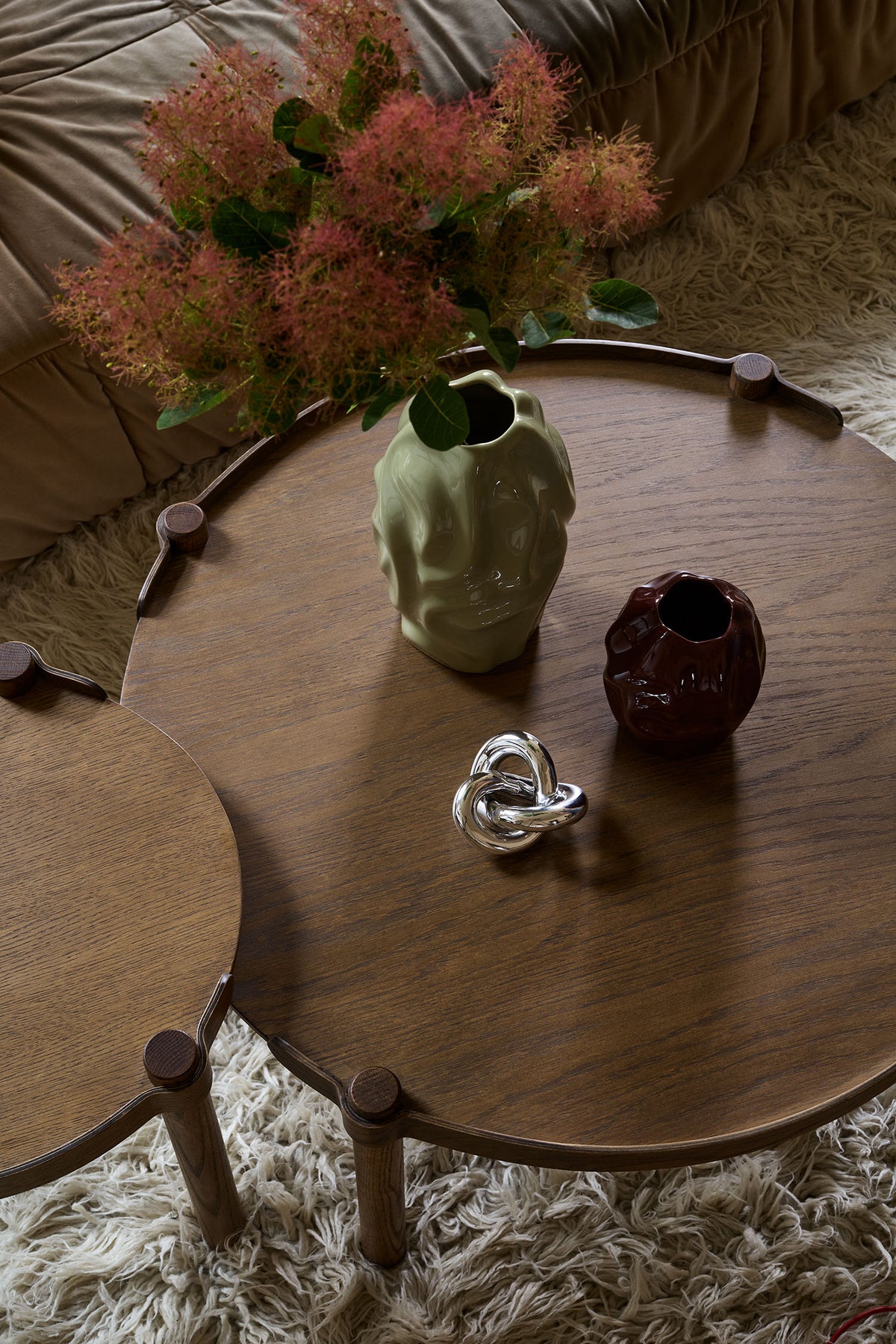 Woody table · 80 cm · Dökk eik