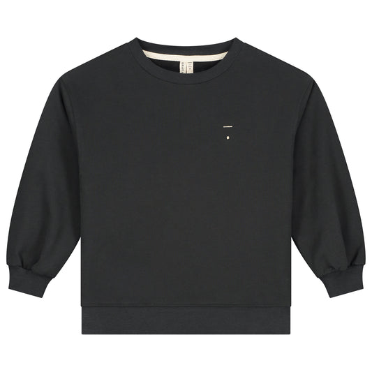 DIMM: Gray Label Dropped Shoulder Sweater · Nearly black