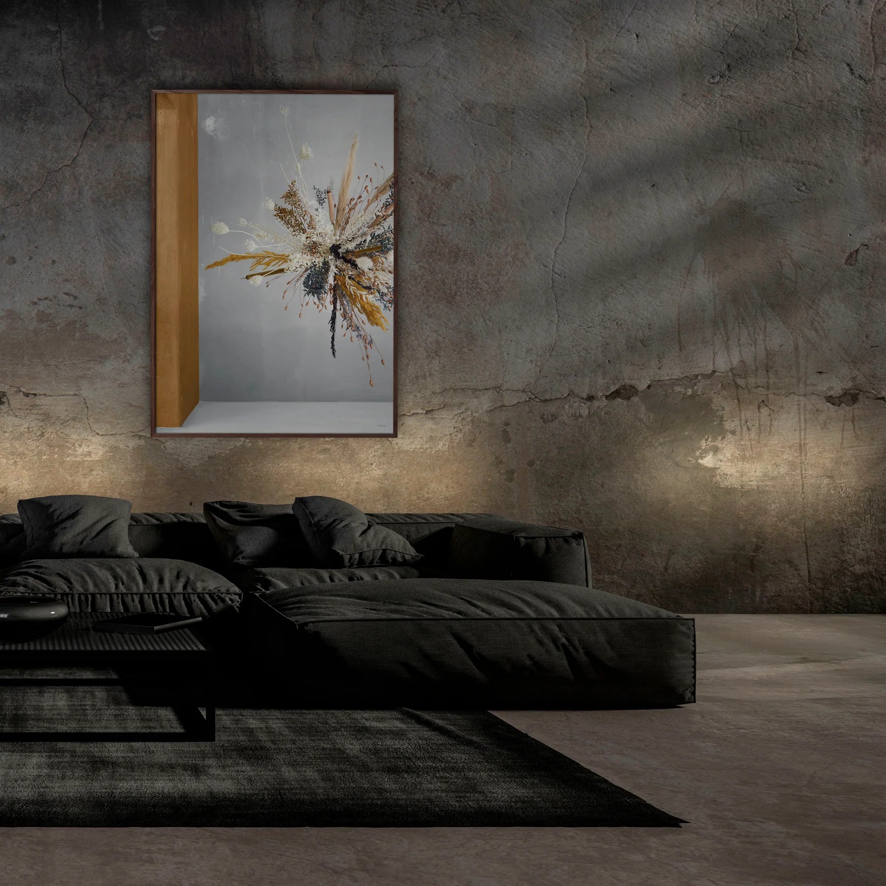 DIMM: Veggspjald · Vintage Flower CC9