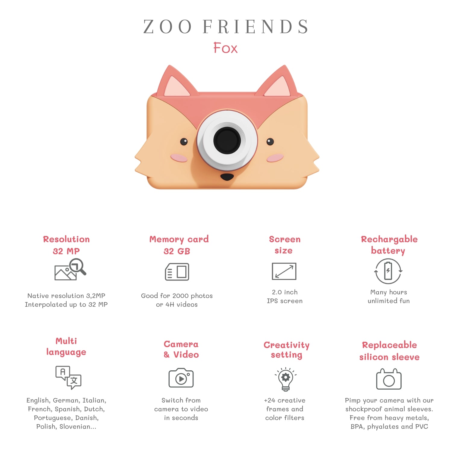 DIMM: The Zoofamily barnamyndavél · Zoo friends · Fox