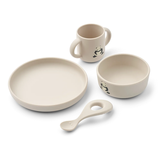 DIMM: Liewood Vivi matarsett í gjafaöskju · Panda / Sandy