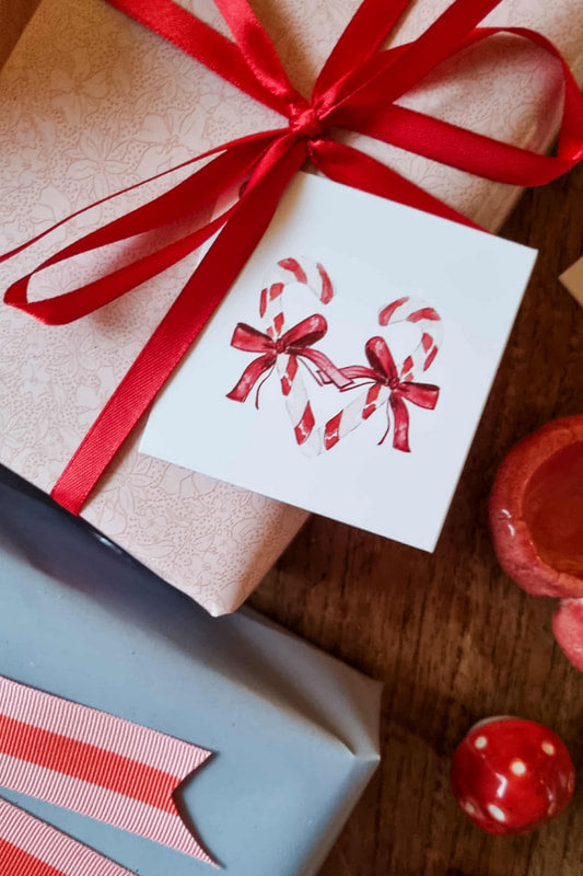 DIMM: Merkimiðar jól · myndir · 10 stk.