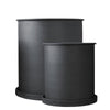 DIMM: Úti blómapottar · Plant pot black · 2 stk í setti · stórt sett