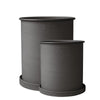 DIMM: Úti blómapottar · Plant pot brown · 2 stk í setti · stórt sett
