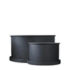 DIMM: Úti blómapottar · Plant bowl black · 2 stk í setti