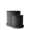 DIMM: Úti blómapottar · Plant pot black · 2 stk í setti · lítið sett