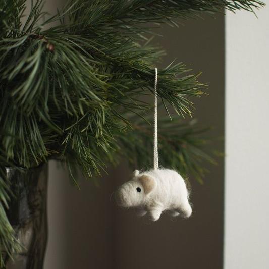 DIMM: Jólaskraut Pig · white