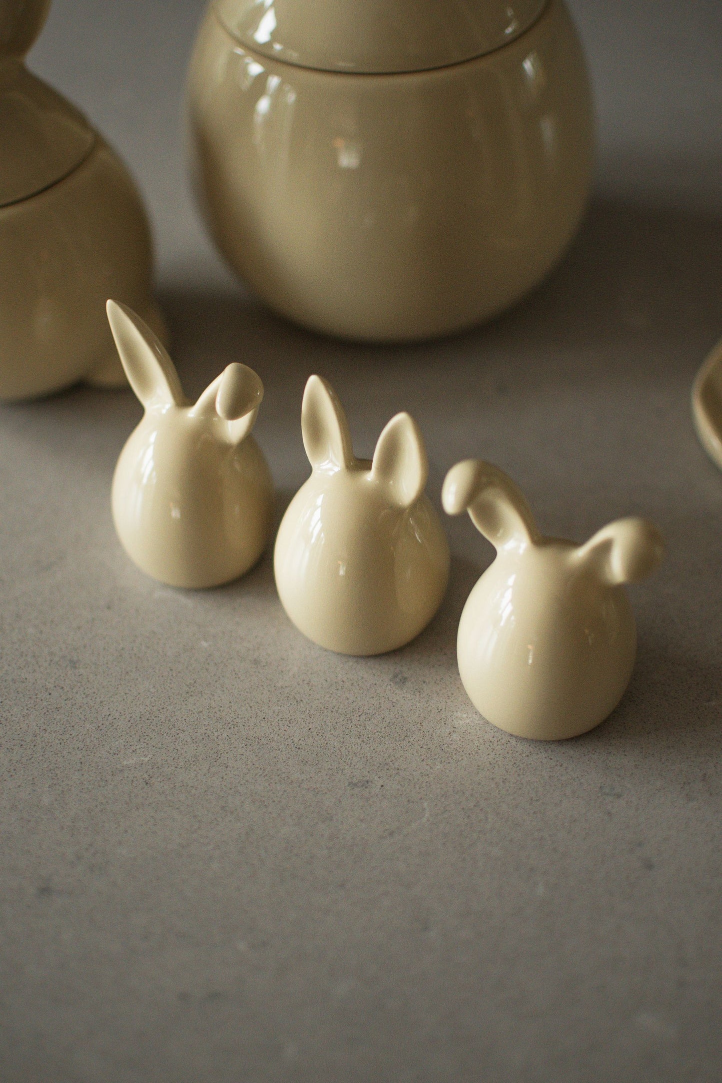 DIMM: Páskakanínur 3pk · triplets · shiny yellow