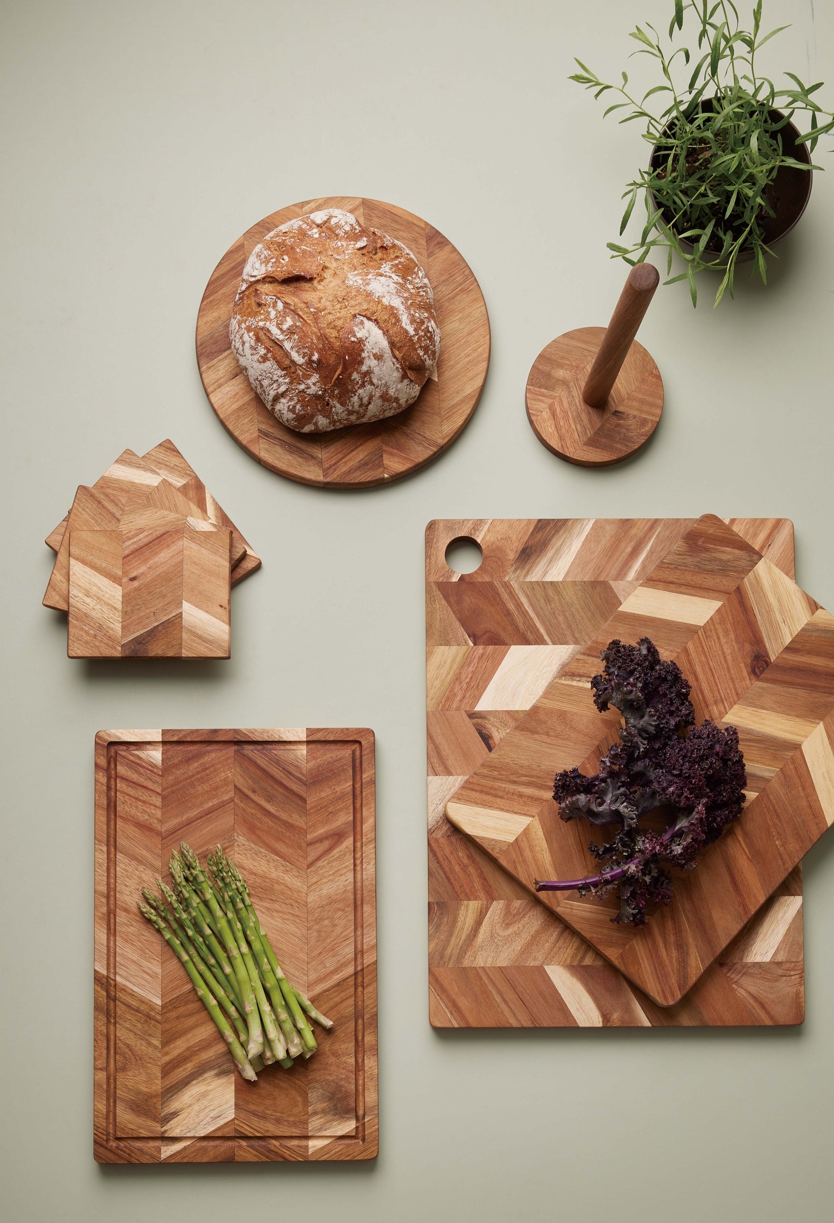 DIMM: Aida Herringbone tapas / pizzabretti · 48x35x2 cm