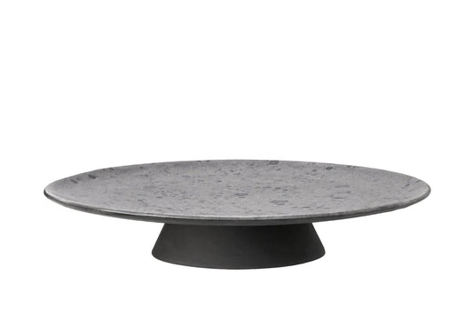 Tertudiskur á fæti · 34 cm · Nordic grey