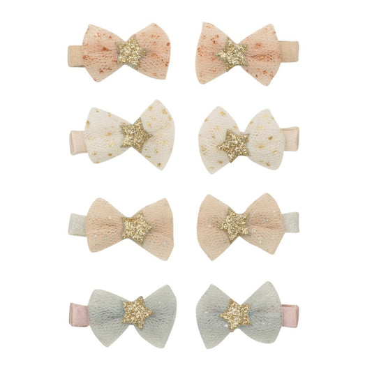 DIMM: Hárspennur mini · 8 stk · Tutu bow clips