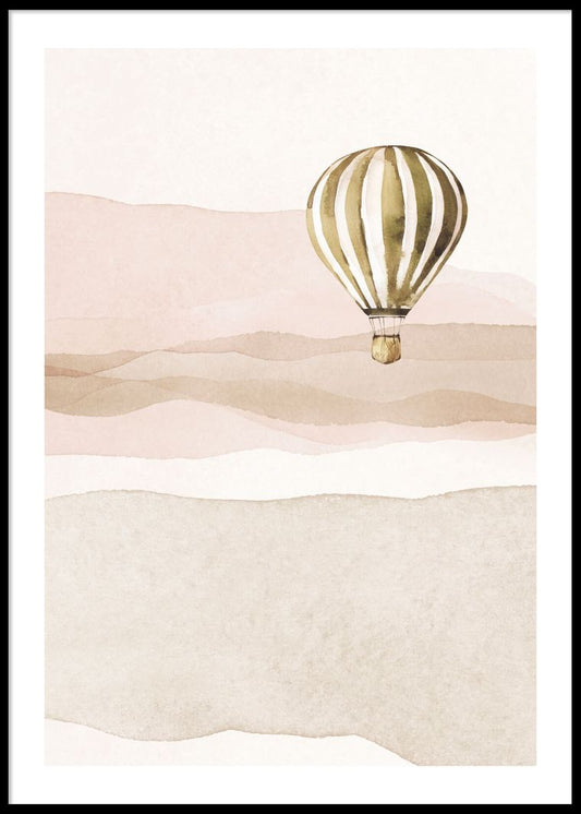 DIMM: Paper Town veggspjald · Air Balloon 2