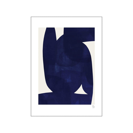 DIMM: Poster and Frame veggspjald · Berit Mogensen Lopez · 	Blue Shape