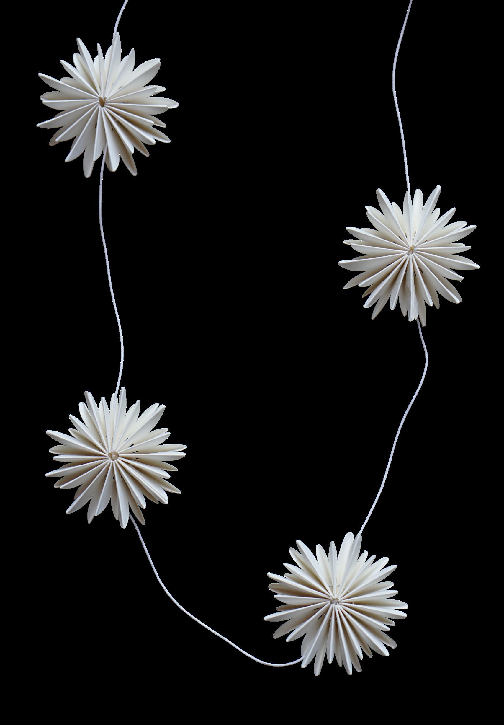 DIMM: Jólaskraut · Garland Flake · white