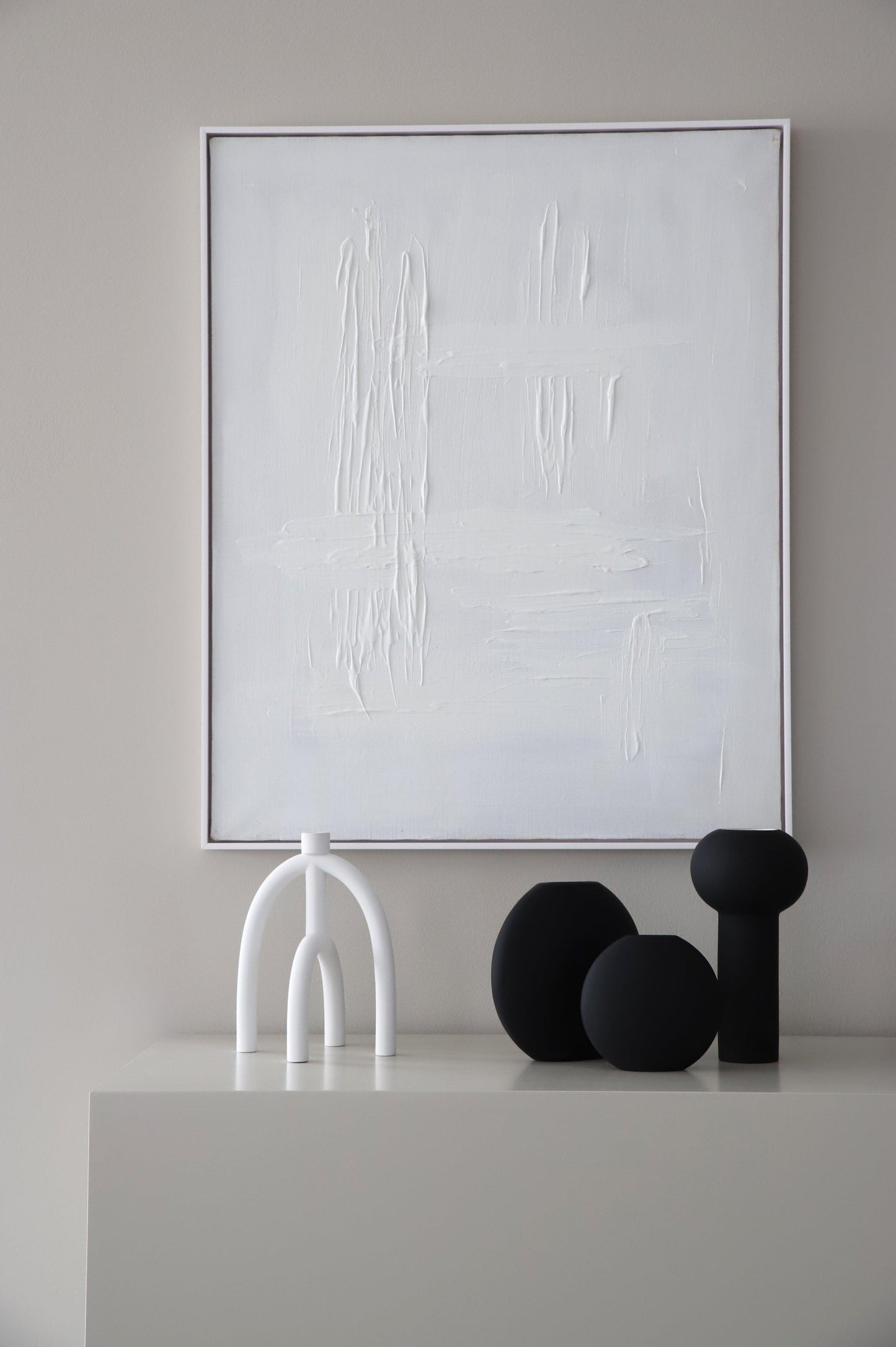 DIMM: Cooee Design Pillar vase · Black · margar stærðir
