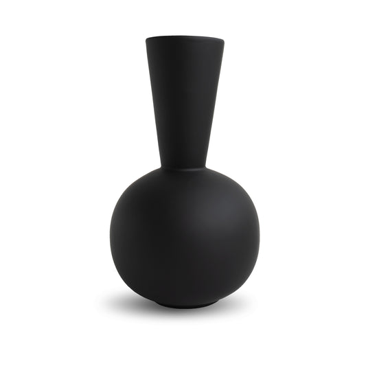 DIMM: Cooee Design Trumpet vase · Black · margar stærðir