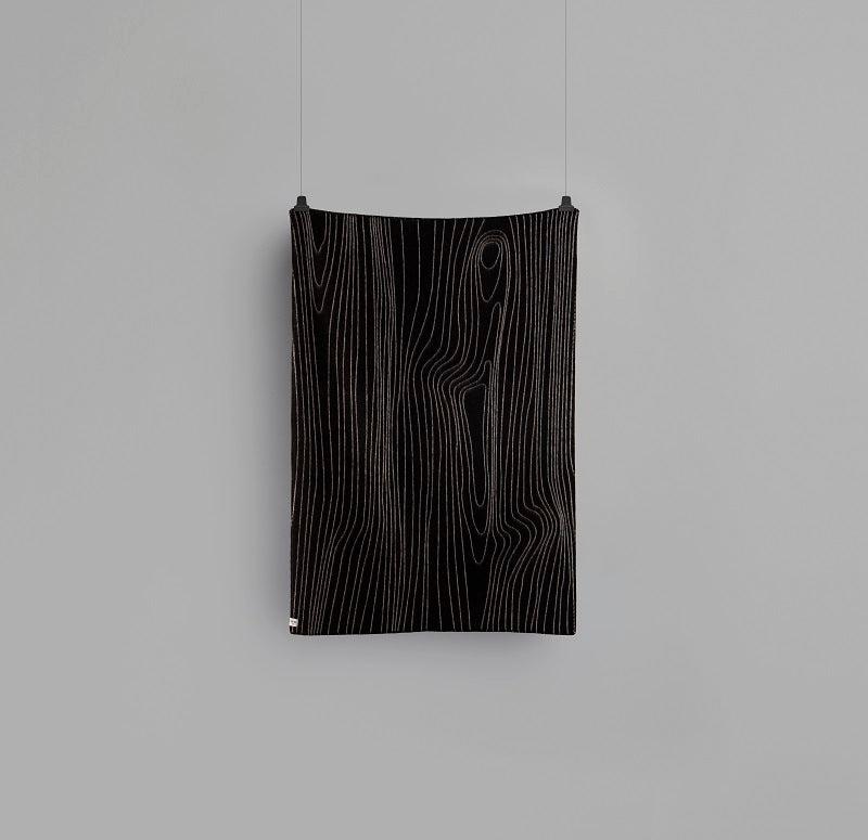 DIMM: Røros Tweed ullarteppi · Skog · Black-Natural
