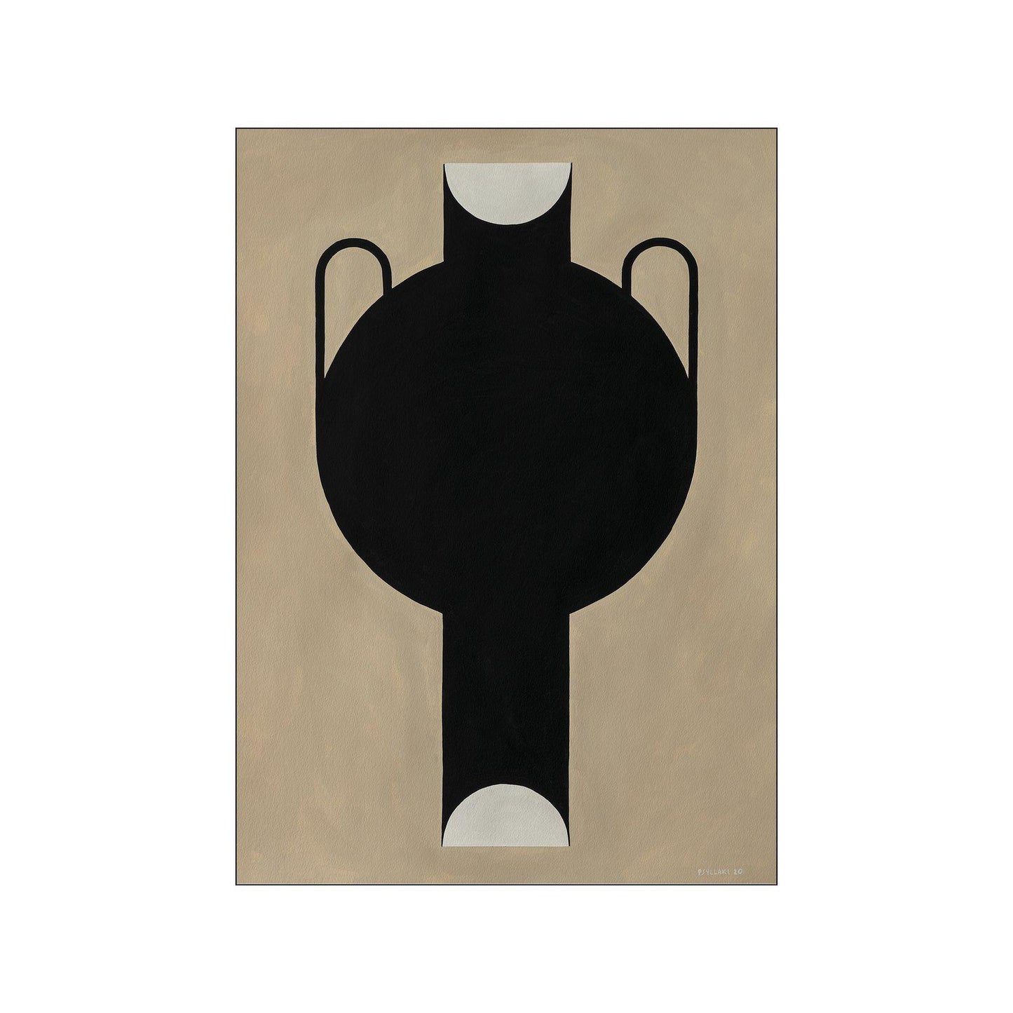 DIMM: Poster and Frame veggspjald · Studio Paradissi · Silhouette Of A Vase 07