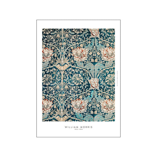 DIMM: Poster and Frame veggspjald · William Morris · Blue Flowers