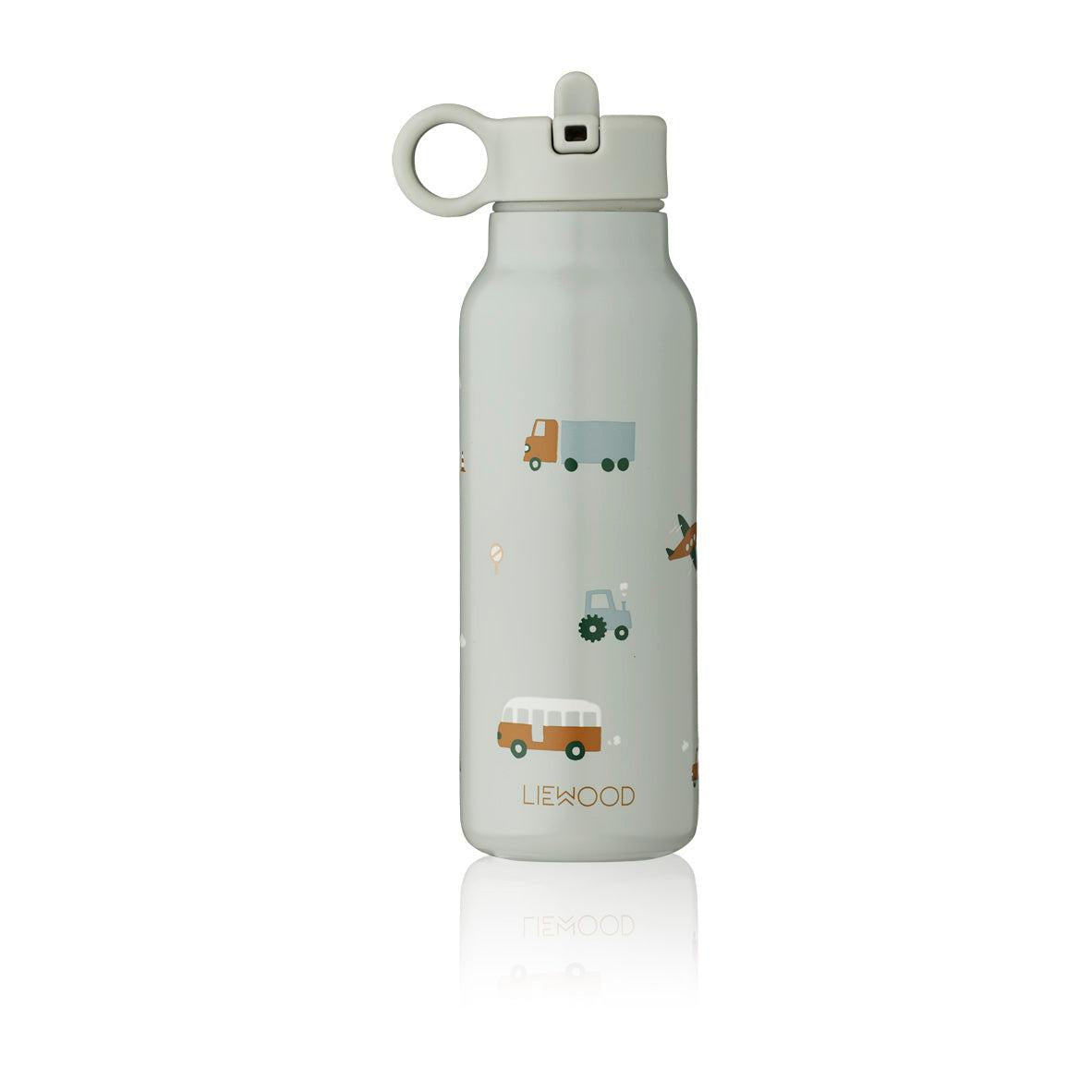 DIMM: Liewood Falk stálbrúsi · 350 ml · Vehicles/dove blue mix